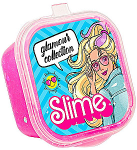 Slime - Glamour collection, pink with glitter