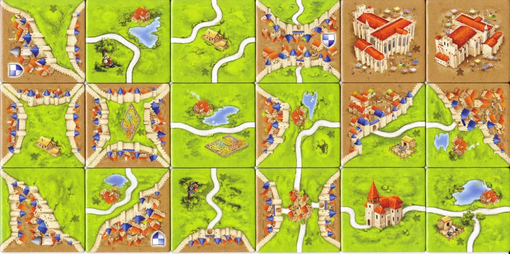 Board game - Carcassonne. Taverns and Cathedrals (expansion 1)