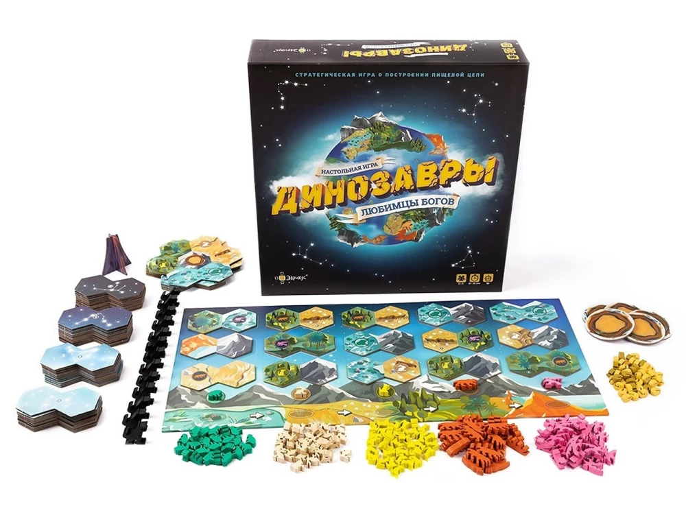 Настольная игра - Динозавры - Любимцы Богов