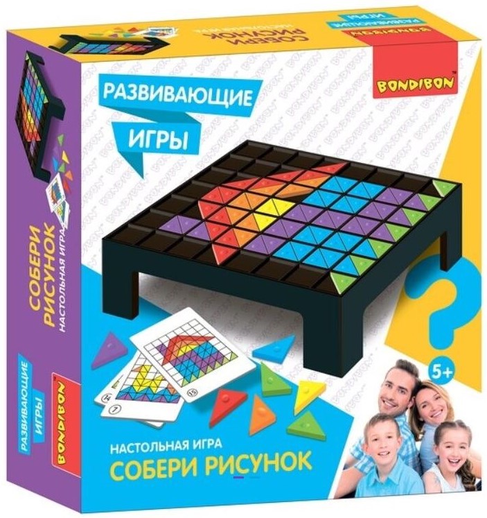 Gra planszowa mozaika - Zbierz rysunek