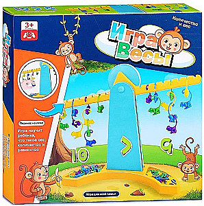 Board Game - Scales. Quantity and Weight