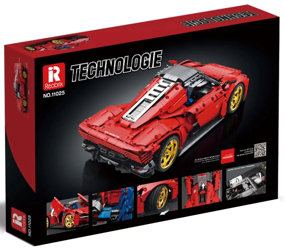 Constructor TECHNOLOGIE model Ferrari with remote control, 1958 pieces