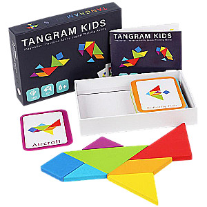 Gra planszowa - Tangram Kids: alfabet angielski + cyfry