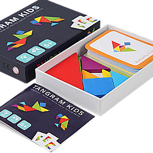 Gra planszowa - Tangram Kids: alfabet angielski + cyfry