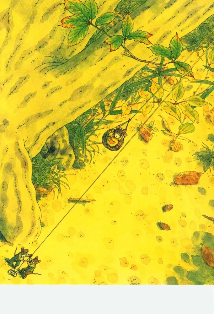 14 Forest Mice. Dinner with the Moon