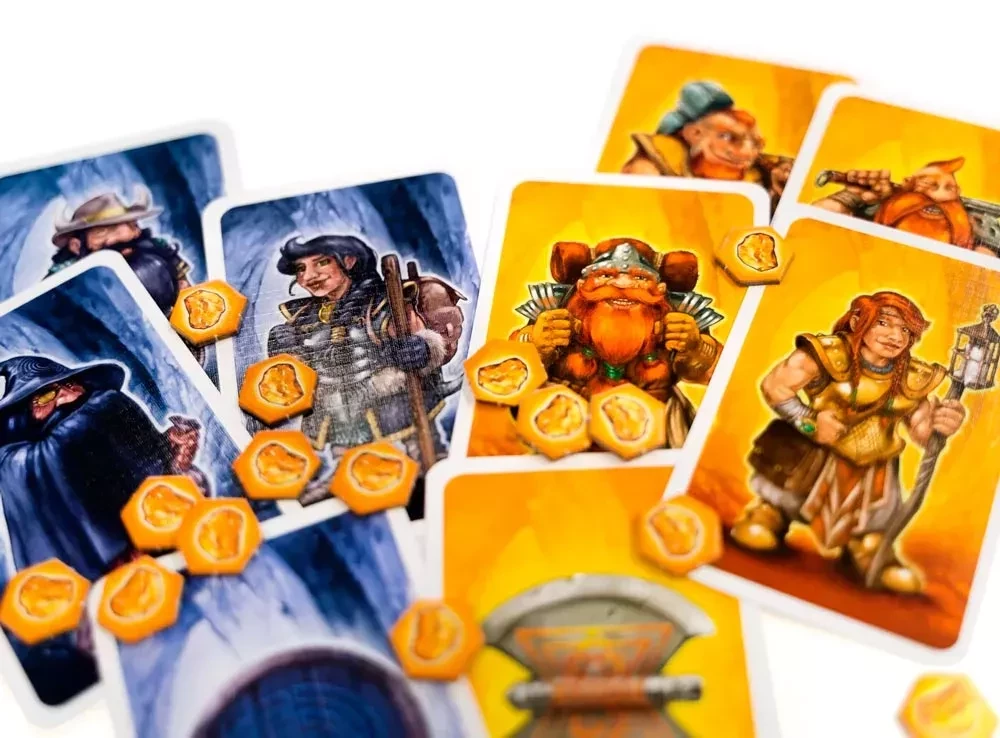 Board Game - Greedy Gnomes. Dark Cave