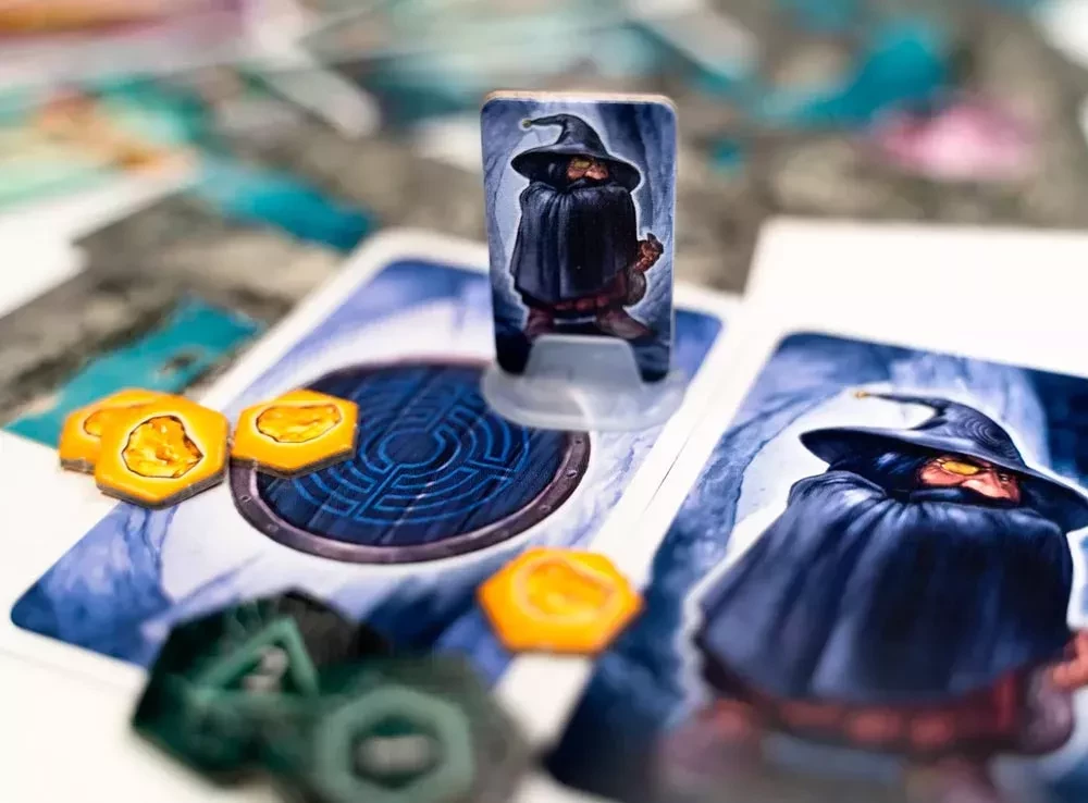 Board Game - Greedy Gnomes. Dark Cave