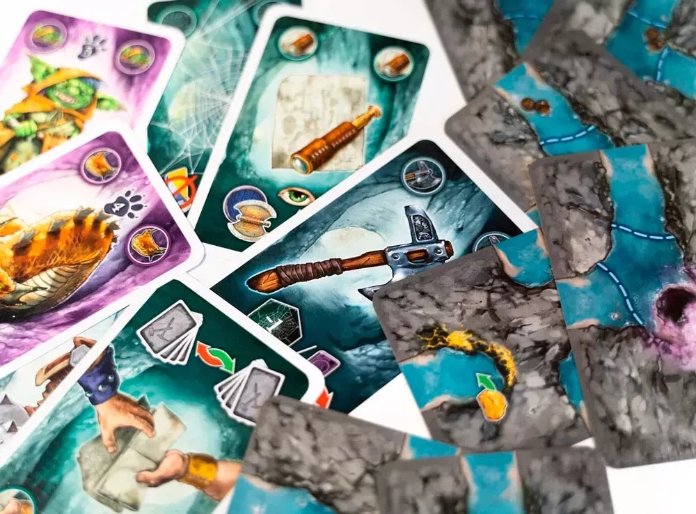 Board Game - Greedy Gnomes. Dark Cave
