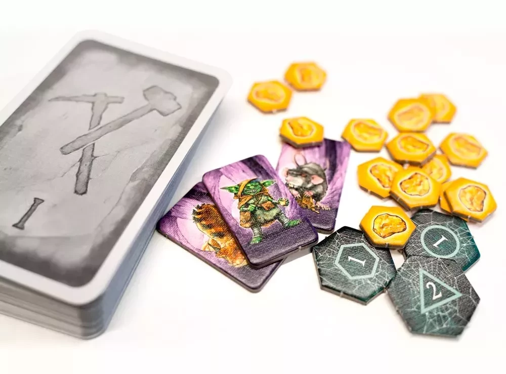 Board Game - Greedy Gnomes. Dark Cave