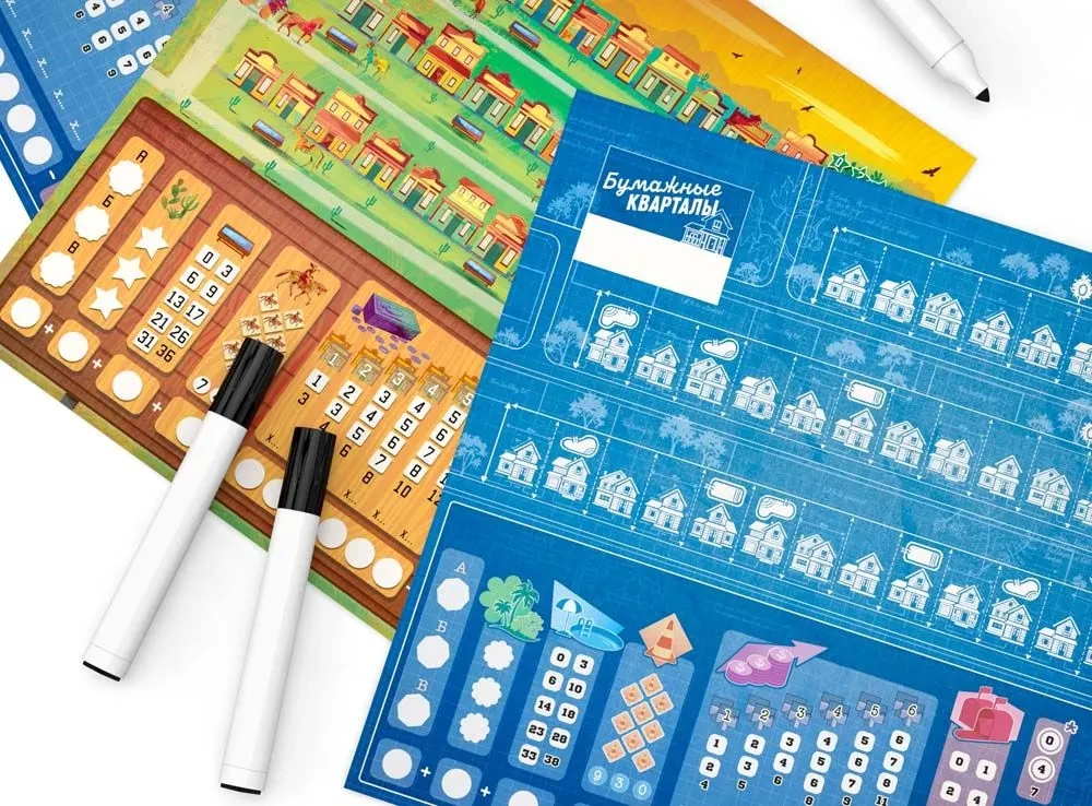 Board Game - Paper Districts. Collector's Edition