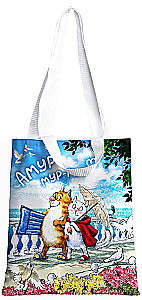 Shopper Bag Blue Cats. Amur Mur-Mur