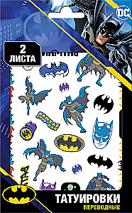 Stickers - Batman Tattoos. Blue Mask