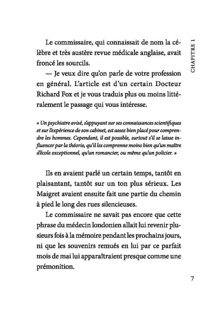 Maigret and the Old People. A Book for Reading in French
