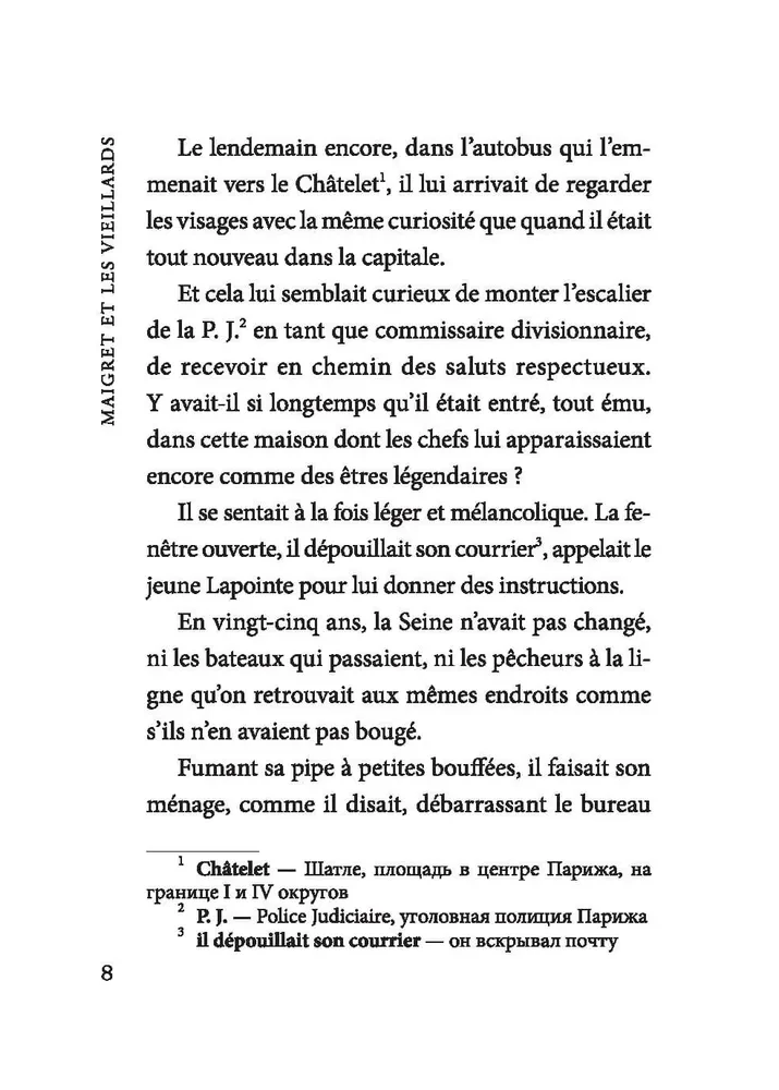 Maigret and the Old People. A Book for Reading in French