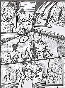 Coloring Book - Comics. Brave Heroes