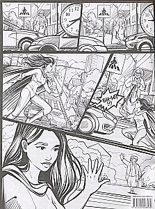 Coloring Book - Comics. Brave Heroes