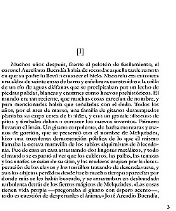 One Hundred Years of Solitude. A Book for Reading in Spanish