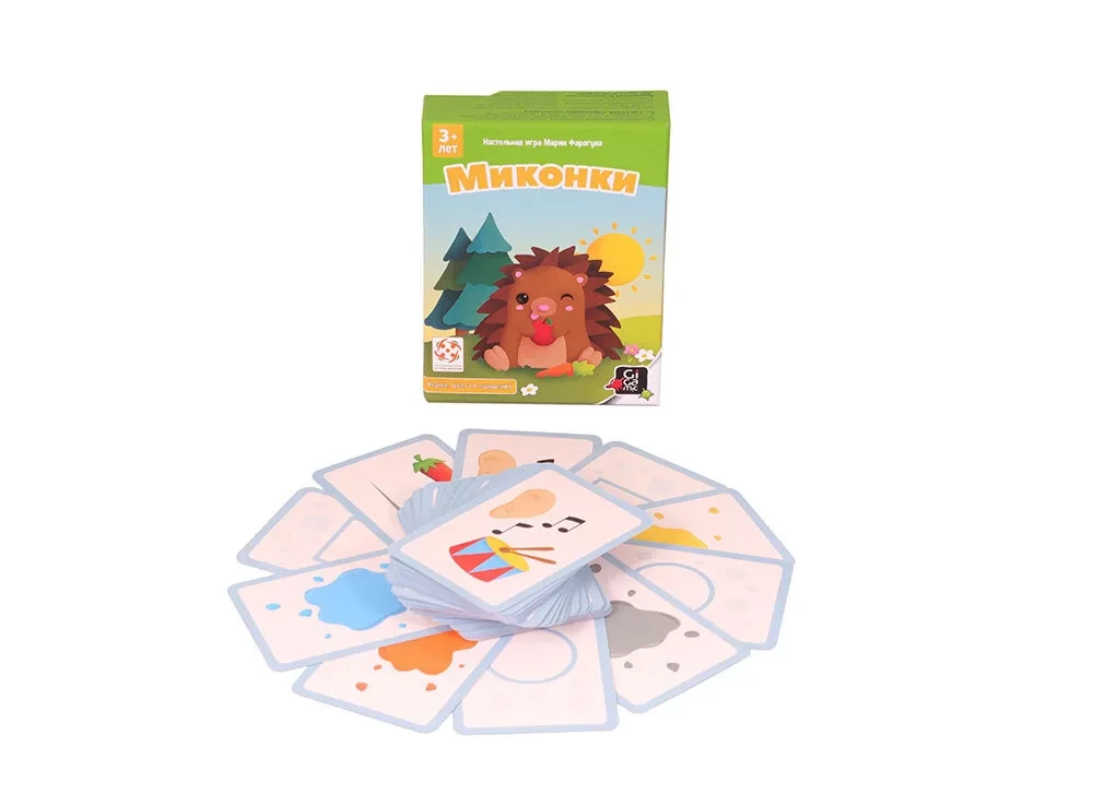 Developmental tabletop card game - Mikons