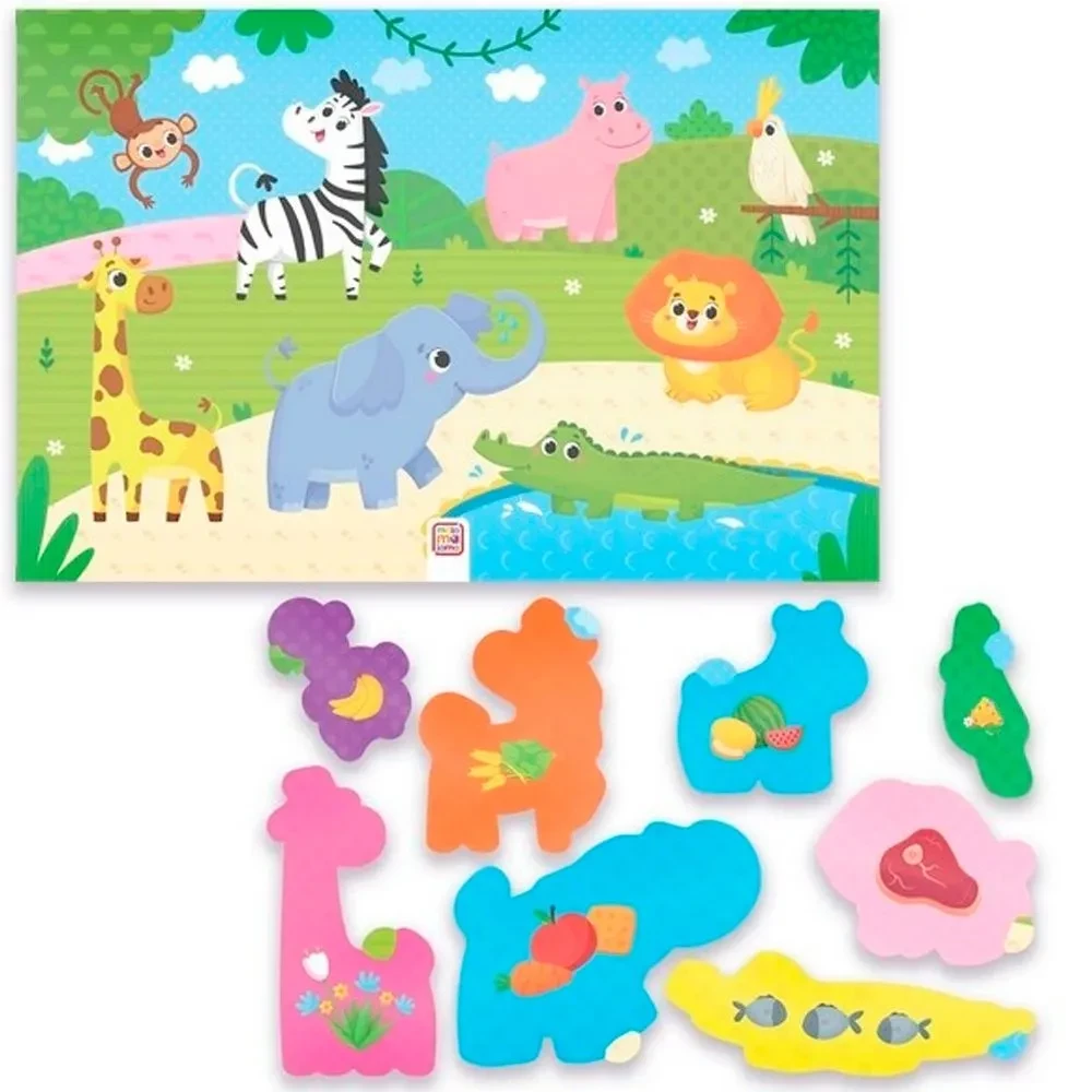 Puzzles on a Base. Zoo