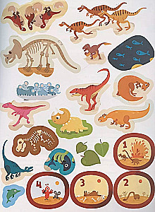 Play and Stick. Dinosaurs