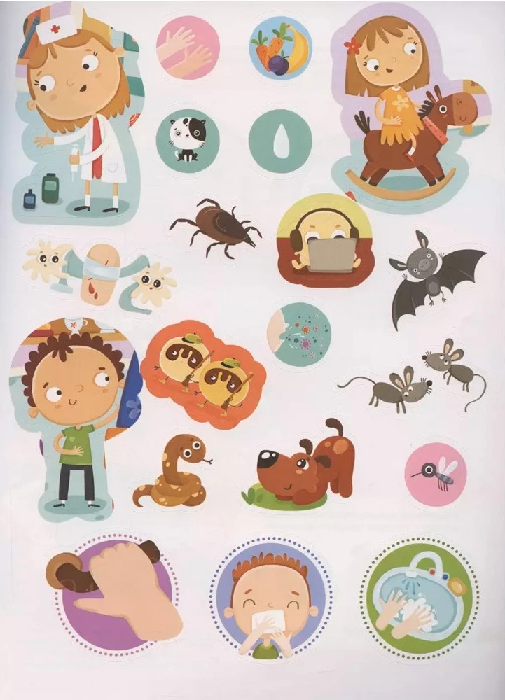 Play and Stick. Viruses and Bacteria