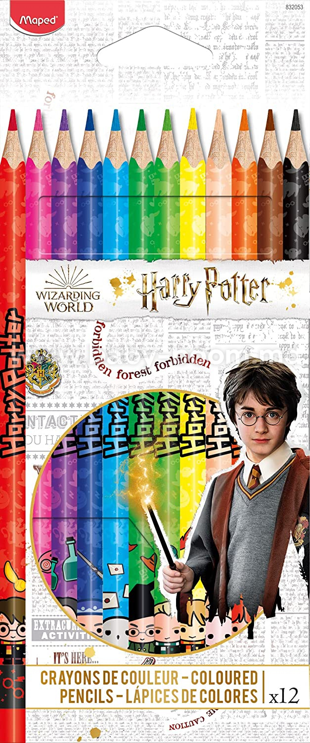 Colored Pencils - Maped. Harry Potter, 12 colors