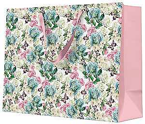 Gift bag - Powder garden (33.5x26.5x13)
