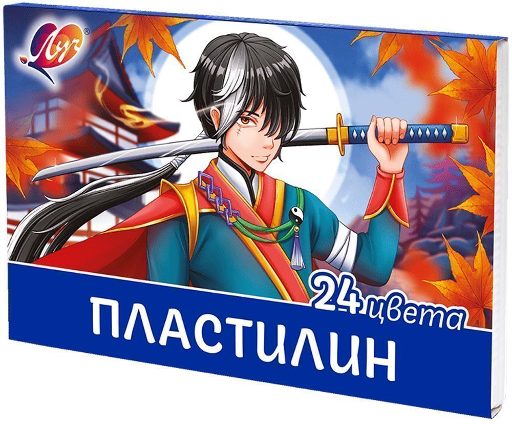 Klasikinis plastilinas - Anime (24 spalvos)