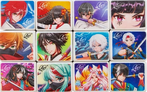 Eraser - Anime (assortment)