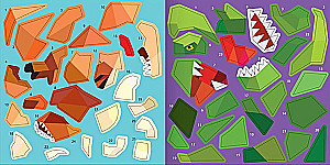 Draw with Stickers. Dinosaur