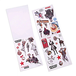Atomic Heart Sticker Set. Design 4
