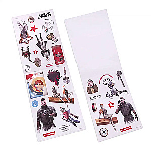 Atomic Heart Sticker Set. Design 4