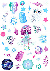 Neo Stars Sticker Set. Design 2