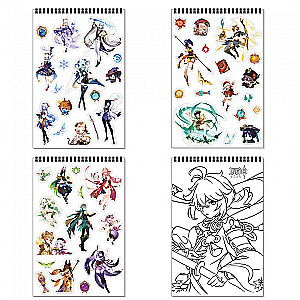 Genshin Creative Notebook. Elegant Furin, A4