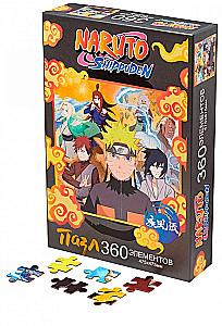 Naruto. Puzzle of 360 pieces. Naruto and the five Kage