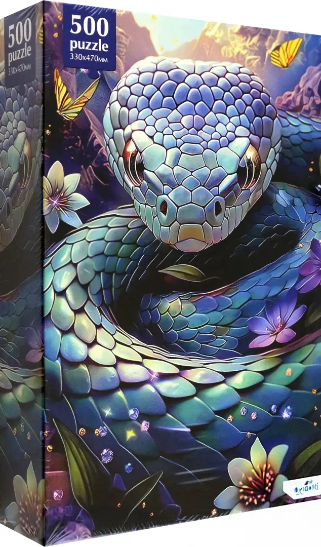 2025 Year of the Snake. 500 Piece Puzzle. Metal Snake