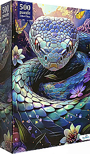 2025 Year of the Snake. 500 Piece Puzzle. Metal Snake