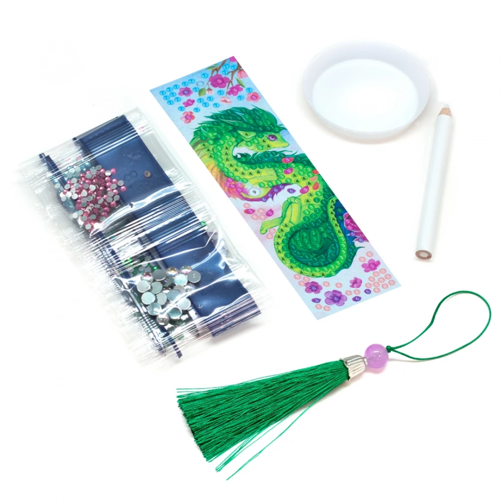 Diamond Bookmark - Dragon