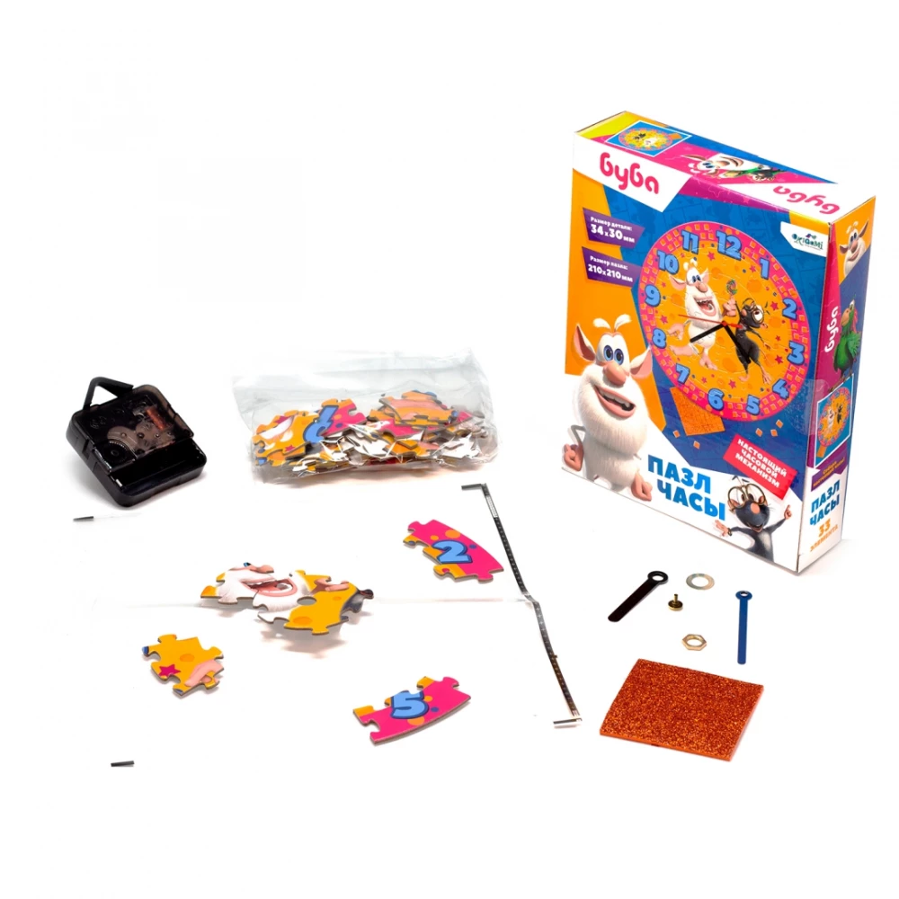 Puzzle Clock - Buba, 33 Pieces