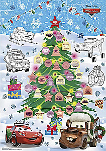 Advent Calendar, Coloring Book with Disney/Pixar Marking - Cars