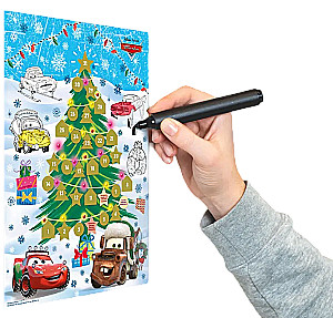 Advent Calendar, Coloring Book with Disney/Pixar Marking - Cars