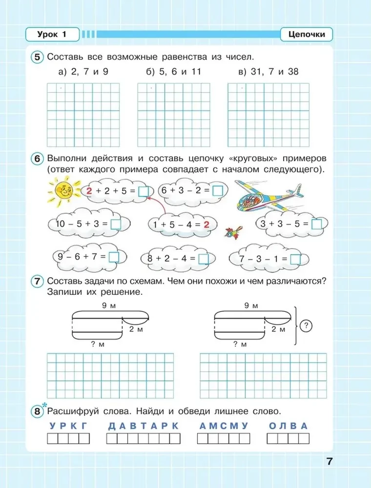 Matematika. 2 klasė. Nuolatinis matematikos kursas. 1 dalis