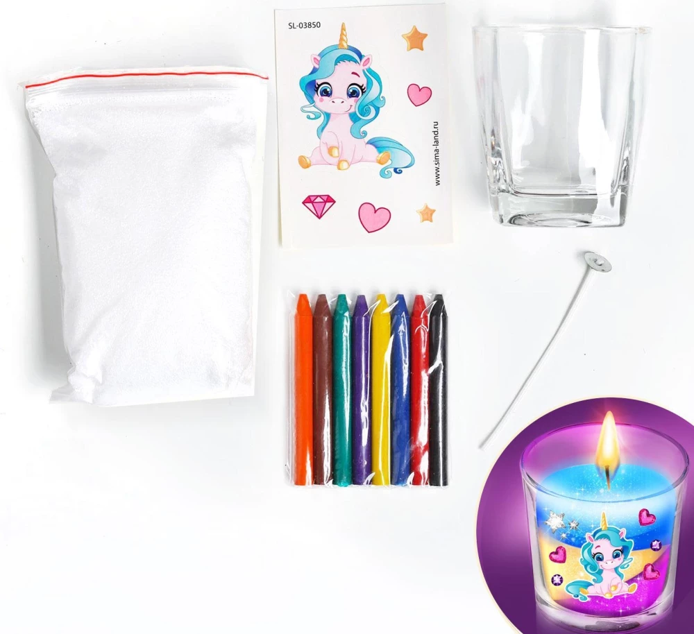 Creative Set - Making a Candle, Unicorns