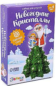 Experiment Set - New Year Crystals, Santa Claus and Snow Maiden