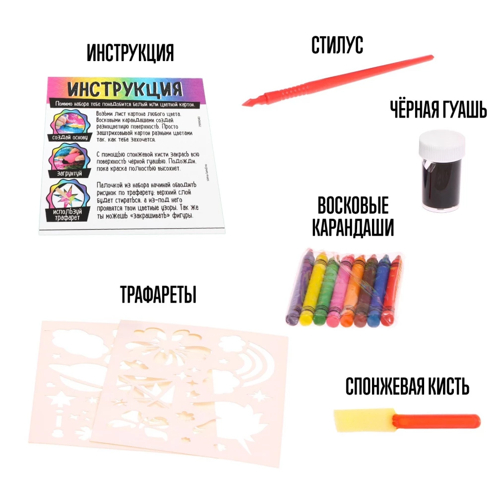 Experiment Kit - Making a Engraving, Unicorns