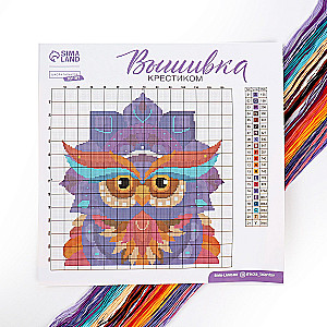 Cross Stitch - Stress Relief. Wisdom of the Owl