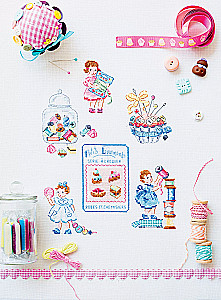 French Cross-Stitch Embroidery. The Magical Workshop of Véronique Enginger