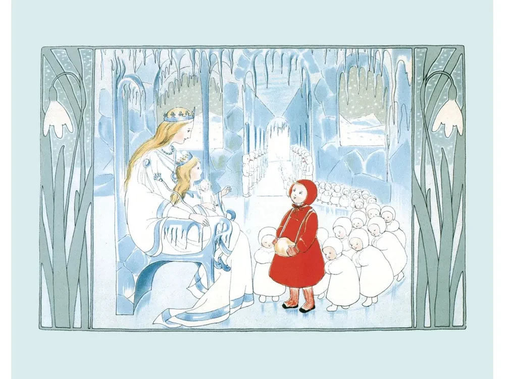 Manetchka and Snowflakes