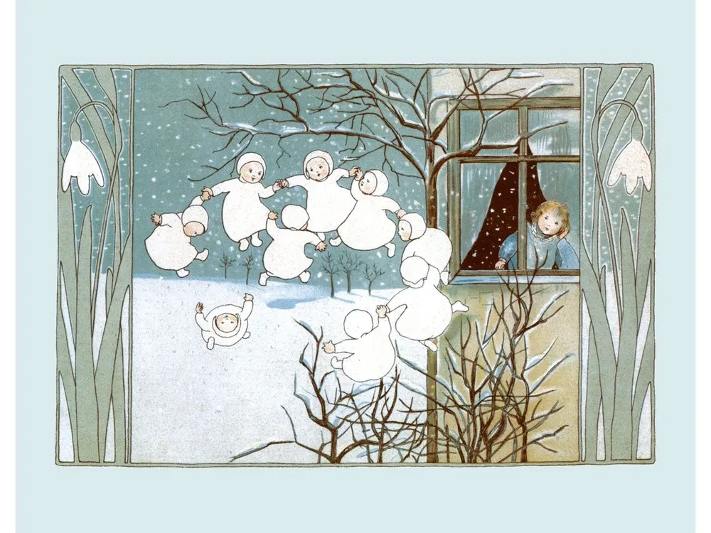 Manetchka and Snowflakes