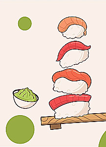 Sushi and Rolls. Step-by-Step Self-Tutorial for Preparing Dishes in Your Kitchen